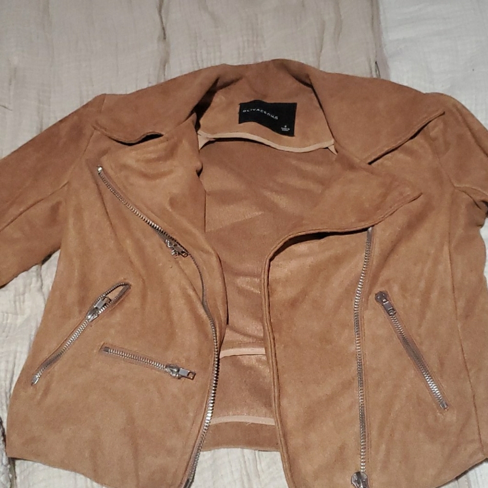 Lulus Suede Jaccket